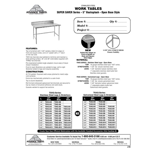Spec Sheet