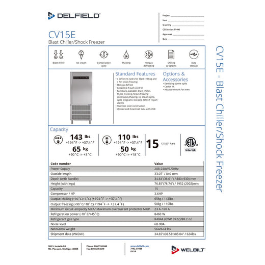Spec Sheet