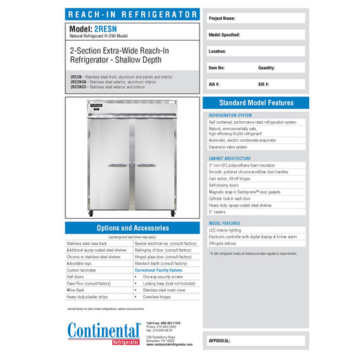 Spec Sheet