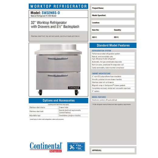 Spec Sheet
