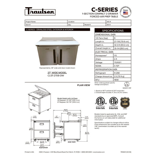 Spec Sheet