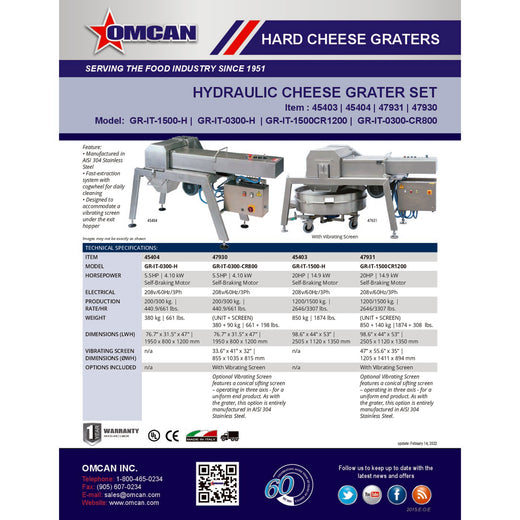 Spec Sheet
