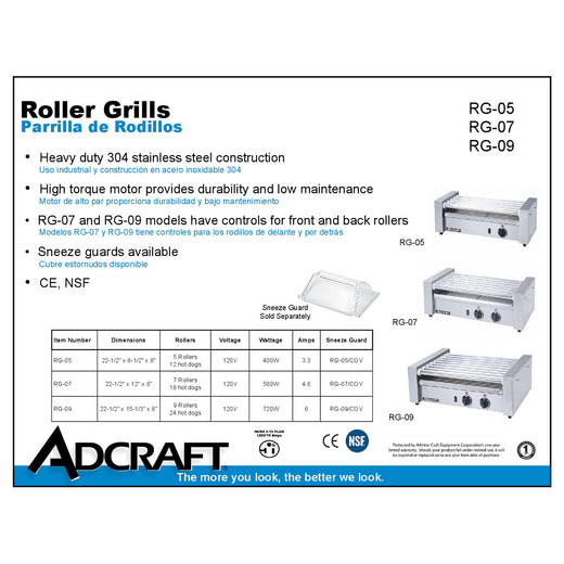 RG-09 Spec Sheet