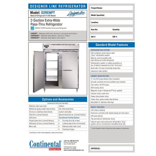 Spec Sheet