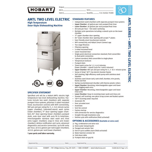 Spec Sheet