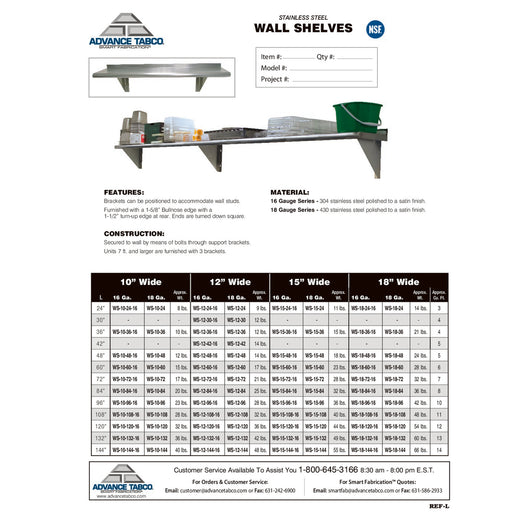 Spec Sheet