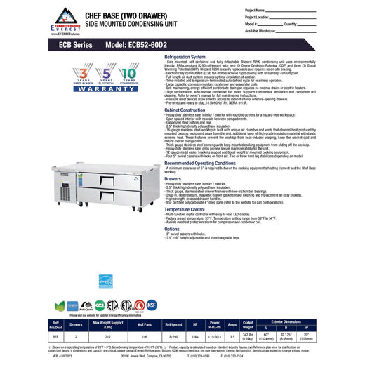 Spec Sheet
