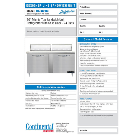 Spec Sheet