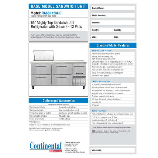 Spec Sheet
