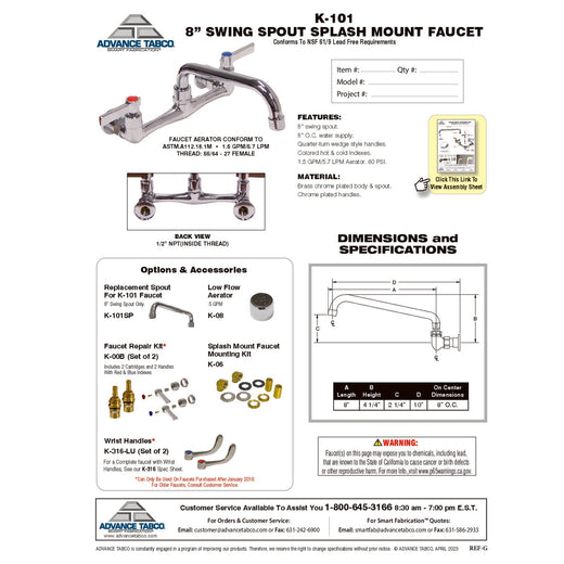 Spec Sheet