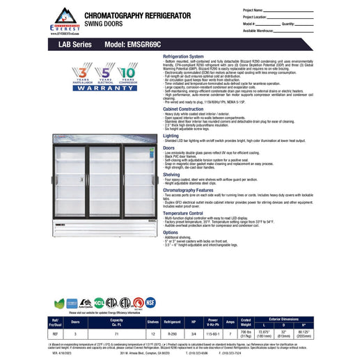 Spec Sheet