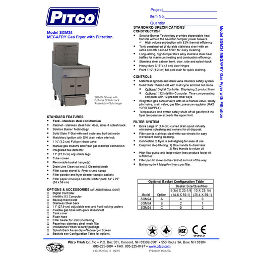 Spec Sheet