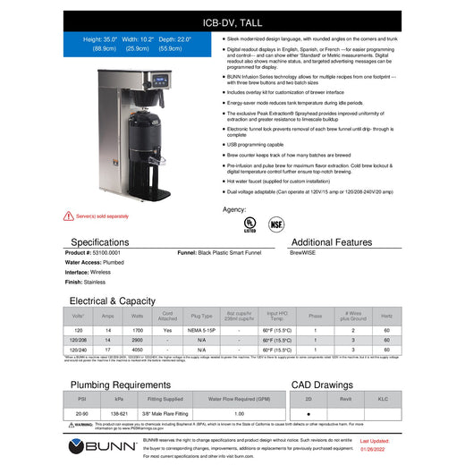 Spec Sheet