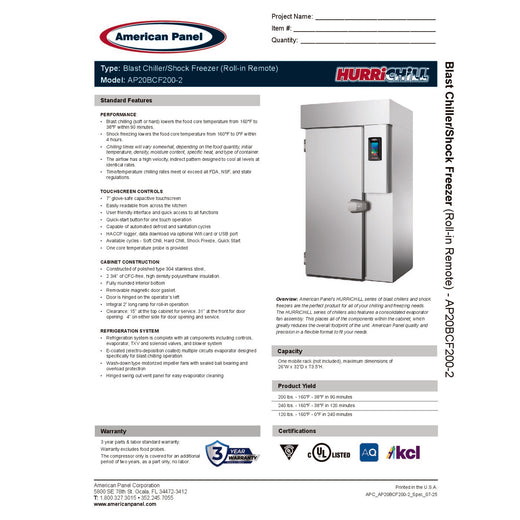 Spec Sheet