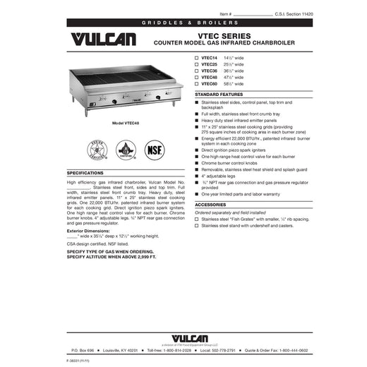 Spec Sheet