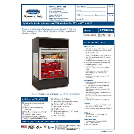 LMDM4878SC Spec Sheet
