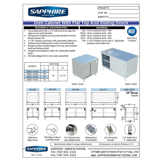 Spec Sheet