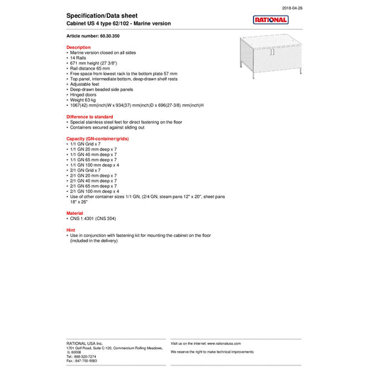 Spec Sheet