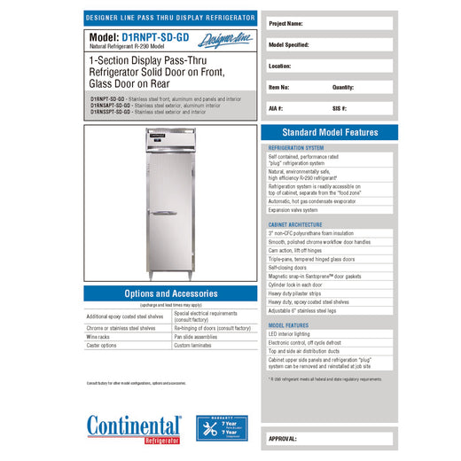 Spec Sheet