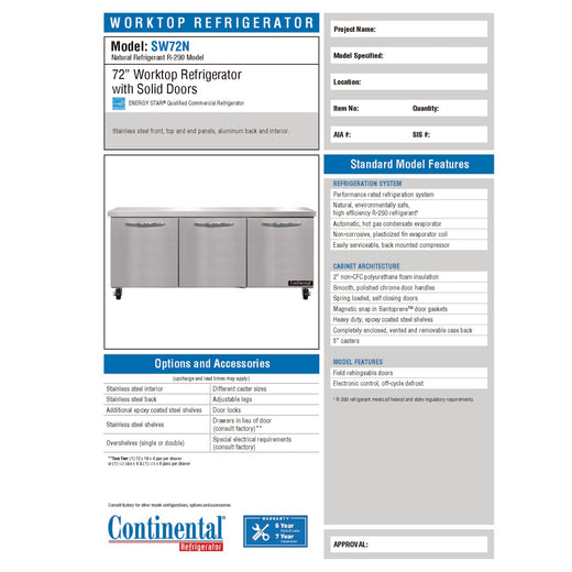 Spec Sheet