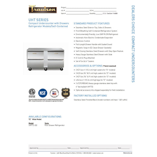 Spec Sheet
