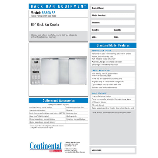 Spec Sheet