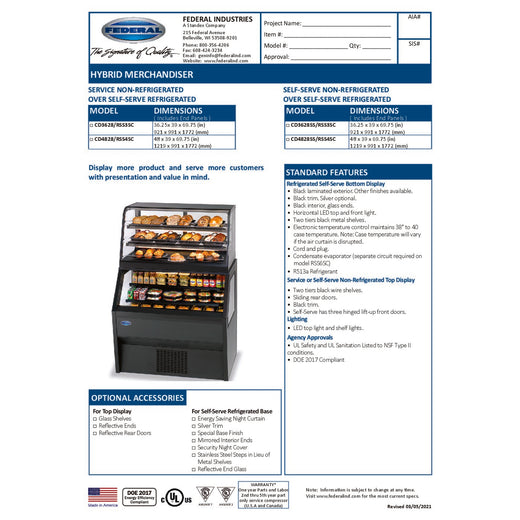 CD4828SS/RSS4SC Spec Sheet