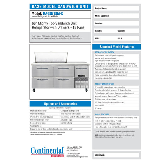 Spec Sheet