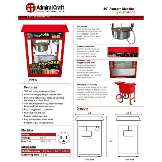 PCM-8LC Spec Sheet