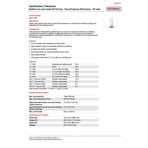 Spec Sheet