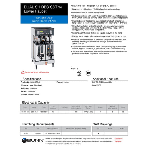Spec Sheet