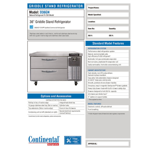 Spec Sheet