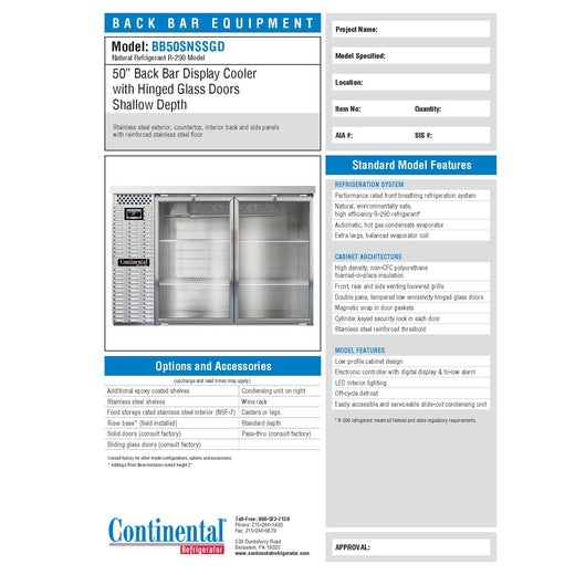 Spec Sheet