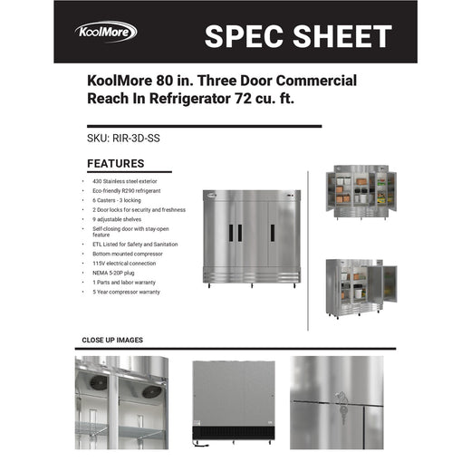 Spec Sheet