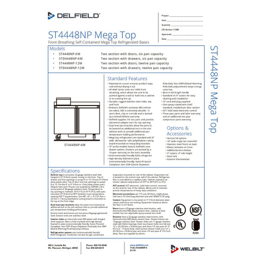 Spec Sheet