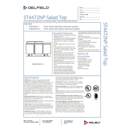 Spec Sheet