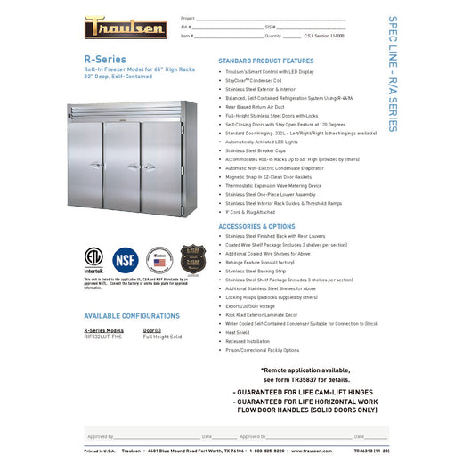Spec Sheet