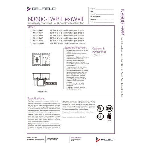 Spec Sheet