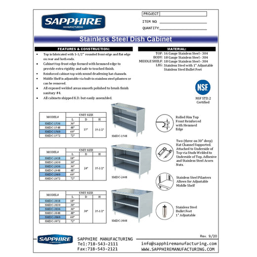 Spec Sheet