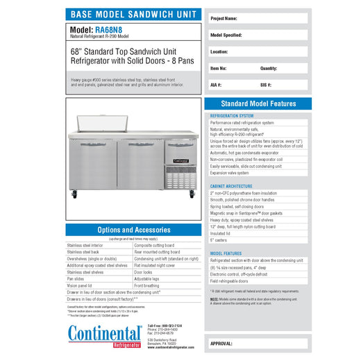 Spec Sheet