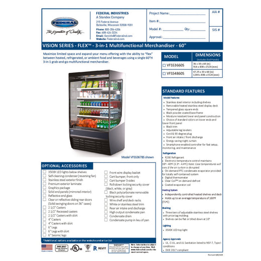 VFSS3660S Spec Sheet