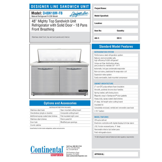 Spec Sheet