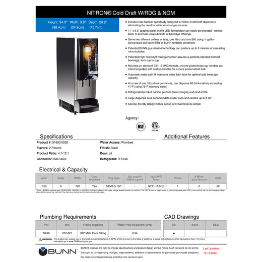 Spec Sheet