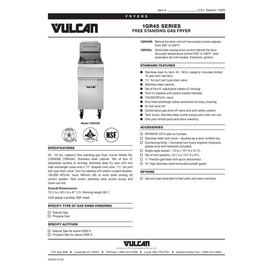 Spec Sheet