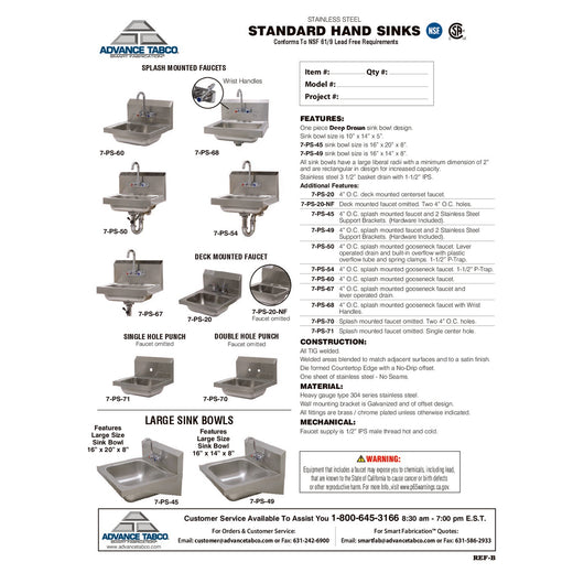 Spec Sheet