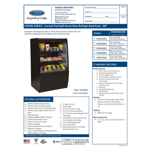 VNSS4860C Spec Sheet