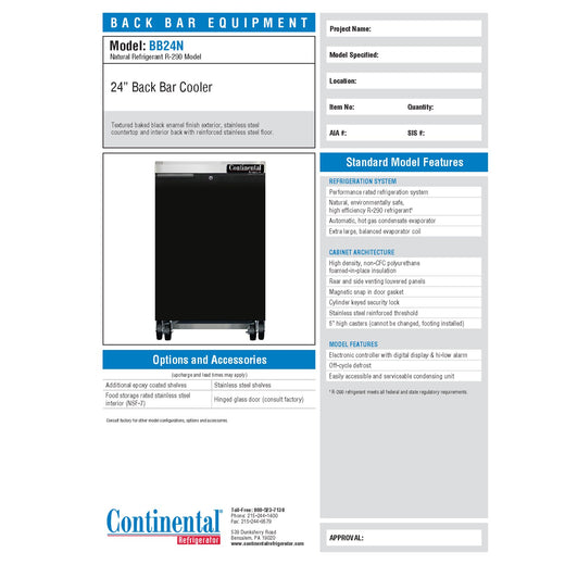 Spec Sheet