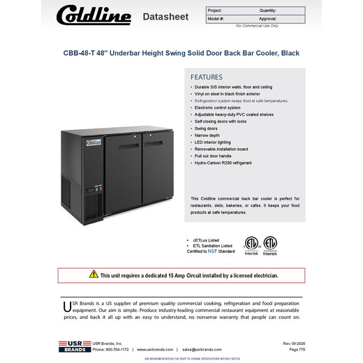 Spec Sheet