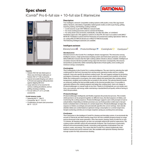 Spec Sheet