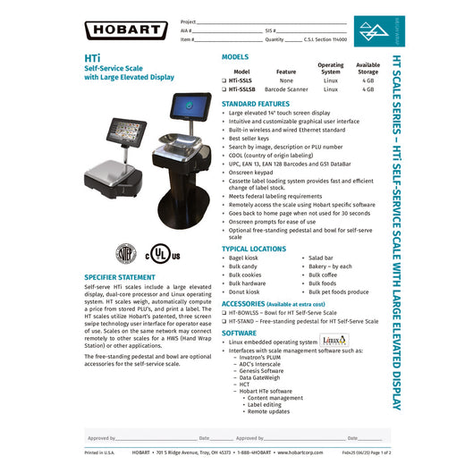 Spec Sheet
